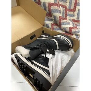 Sorel Women's Caribou WP insulated waterproof winter boot in black and stone New